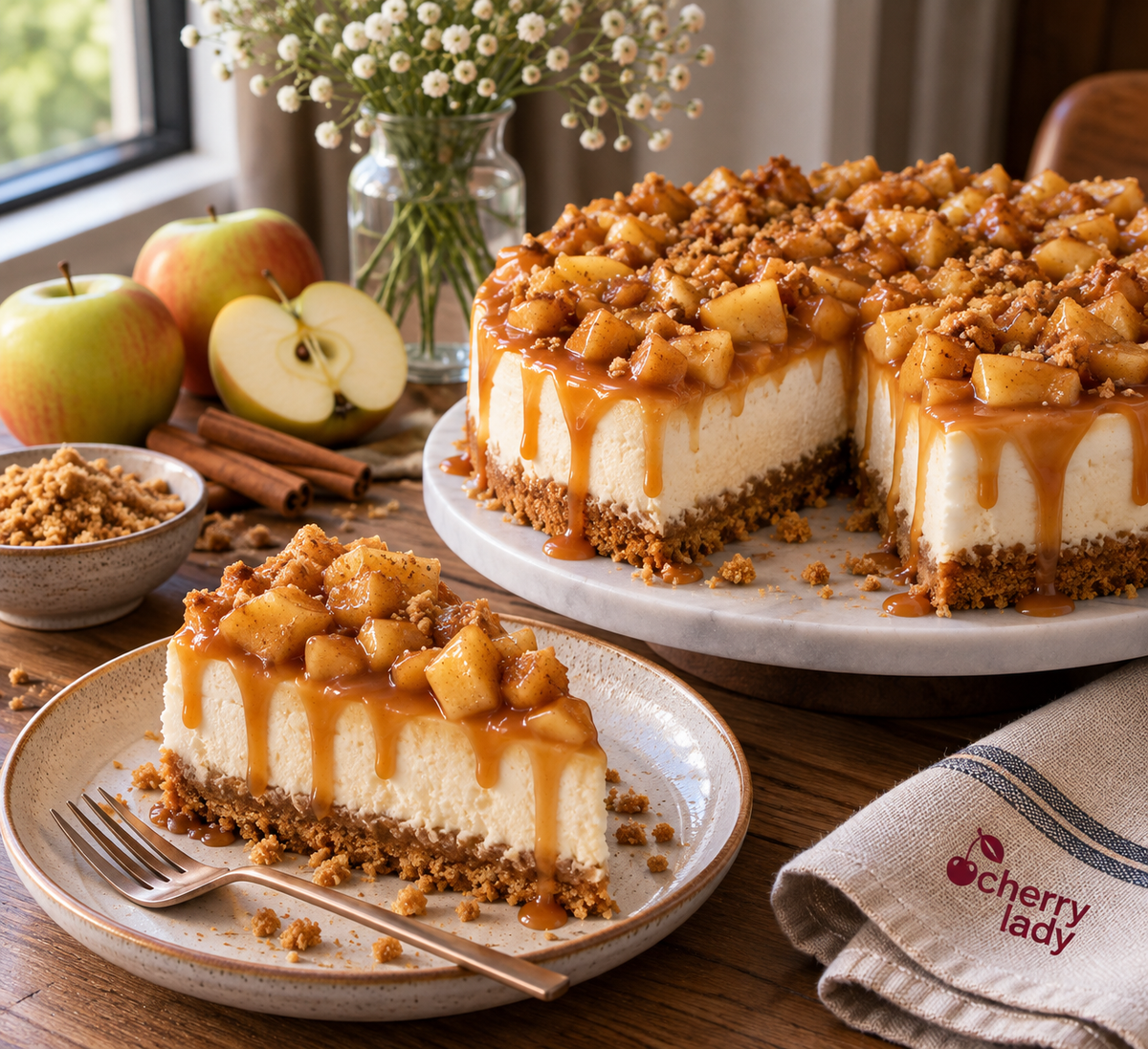 Apple Pie Cheesecake