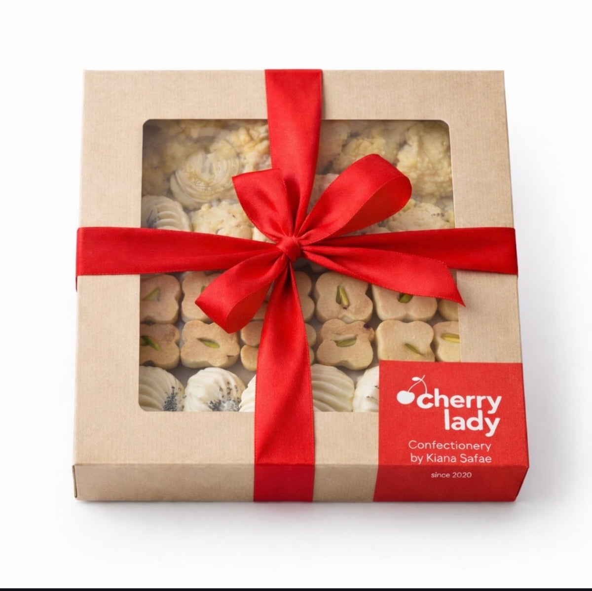 Nowruz Mixed Box of Persian Nokhodchi, Berenji and Oskar walnut cookies