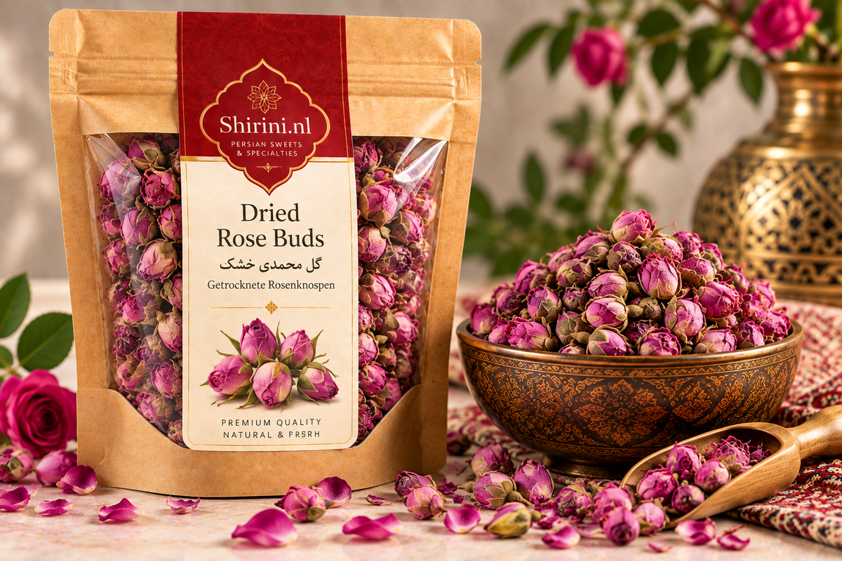 Dried rose buds - Shirini.nl